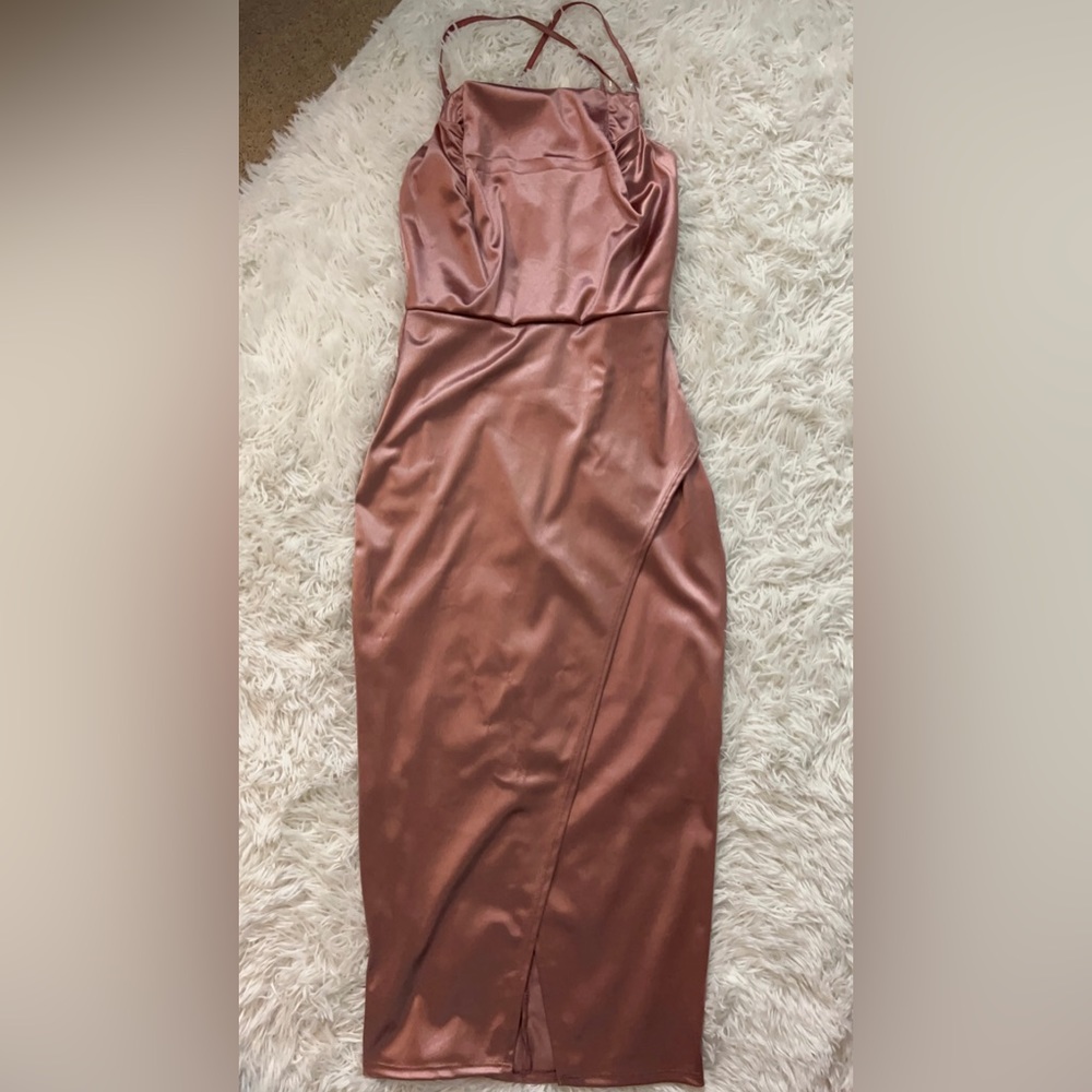 satin dress from Windsor